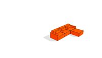 Mix Modular 4-Pc Sectional by Gus* Modern