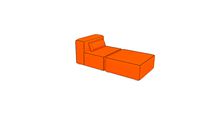 Mix Modular 2-Pc Chaise by Gus* Modern