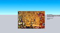 Quadro em tela canvas. Gustav Klimt - The Tree of Life, Stoclet Frieze (1905)