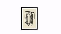 Quadro Decorativo Abstrato, Loops II - CAM - por Camelo