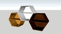 Repisa GAIA Panal de MDF