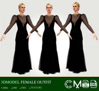 outfit female marvelous designer and clo3d
