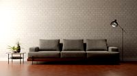modern style sofa interior - interior 3d scene