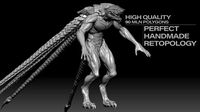 turt creature high poly sculpt