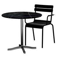 luxembourg armchair and table