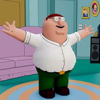 peter griffin from family guy - rigged low-poly