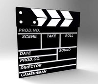 movie clapboard