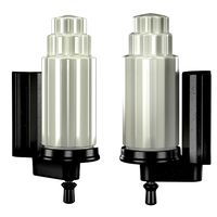 echo large art deco porcelain wall sconce