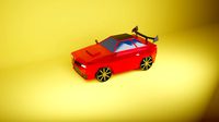 chevrolet camaro low poly