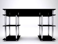 black table