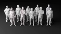 10 low poly people collection vol 8