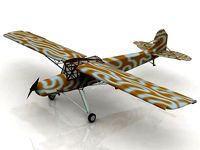 3D Fieseler Fi 156 C Storch Aircraft model