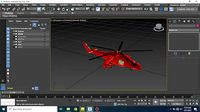 Red Animated Hunter Chopper