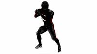 Atlanta Falcons American Football Player Running The Ball Fur