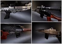 Modern AAA Marksman Rifle Pack Game Ready PBR