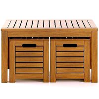 Bench and boxes for the garden  Garden  LaRedoute