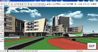 Sketchup School and University B1