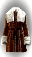 Ladies shearling coat