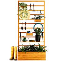 Partition with boxes for flowers  LaRedoute
