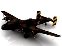3D Handley Page Halifax BIII Aircraft