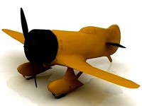 3D GeeBee Z Airplane model