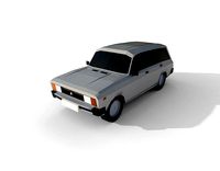 Lada 2104 1984 - 1534 poly - 5 Diffirent Colour Low-poly
