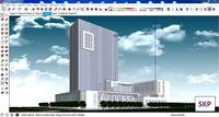 Sketchup Office building G7