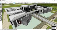Sketchup Office building AAA1