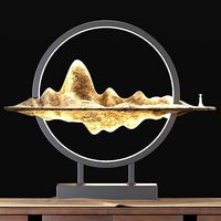 Tibetan mountain table lamp