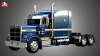 57P Semi Truck - Ultra Cab Sleeper Truck
