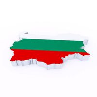 Bulgaria map 3d model