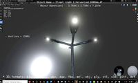 Street Light 1 Galvanized 6000mm 4F