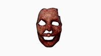 Human Skin Terror Mask A03 Full Blood - Character Costume