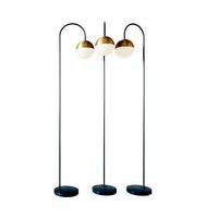 Cedar and moss floor lamp