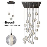 Bocci led crystal glass ball designed set 01