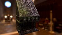 Medieval fireplace