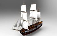 historical sailing ship