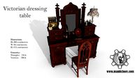 Victorian dressing table - openable