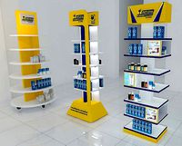 PHARMACY STAND WOOD 876