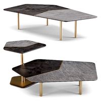 Minotti Brink - Coffee and Side Tables Set 01
