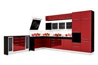 Kitchen Platform With Cabinet Ready To Use For Interior Scane