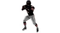 Chicago Bears American Football Player Running The Ball Fur