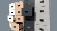 Filing Cabinet - PBR Game Ready