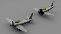 Low poly plane