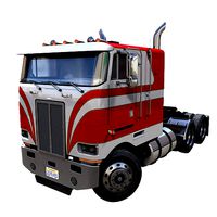 Peterbilt 362 cabover truck