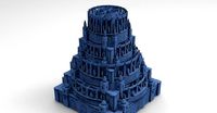 Fantasy Art Deco Grand Towers Babylon