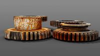 Gears lowpoly