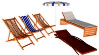 beach chair set