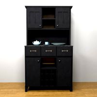 wooden wardrobe stainless china cabinet with wine storage