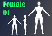 female 01 base mesh